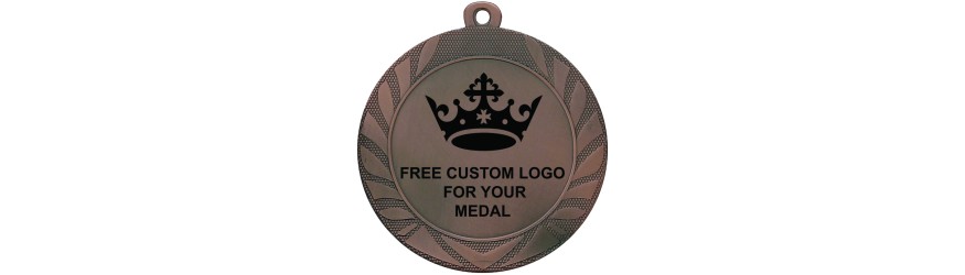 70MM IRON CUSTOM CENTRE MEDAL - GOLD, SILVER OR BRONZE 70MM IRON CUSTOM CENTRE MEDAL - GOLD, SILVER OR BRONZE